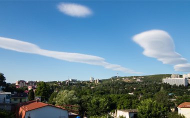 güzel yaz dağ manzarası