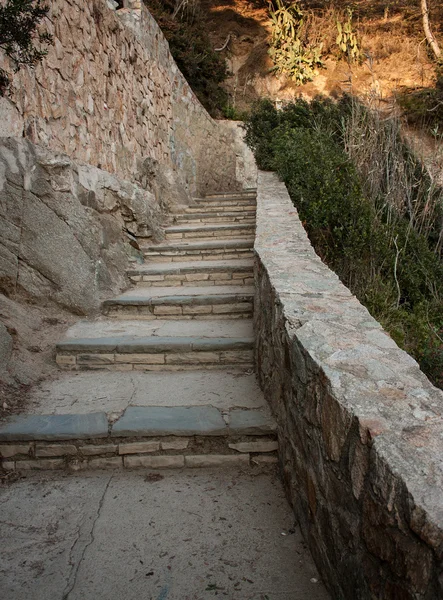 Πάρκο στο lloret de mar — Φωτογραφία Αρχείου