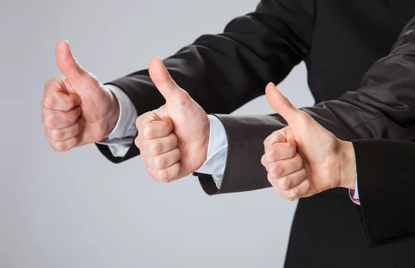 Thumbs up for great job! — Stock Photo, Image