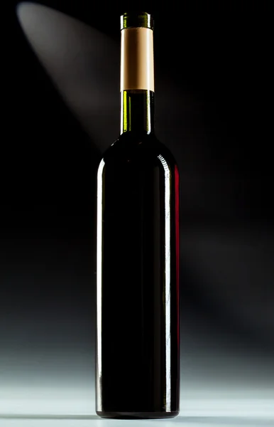 Single wine bottle — Stock Photo, Image