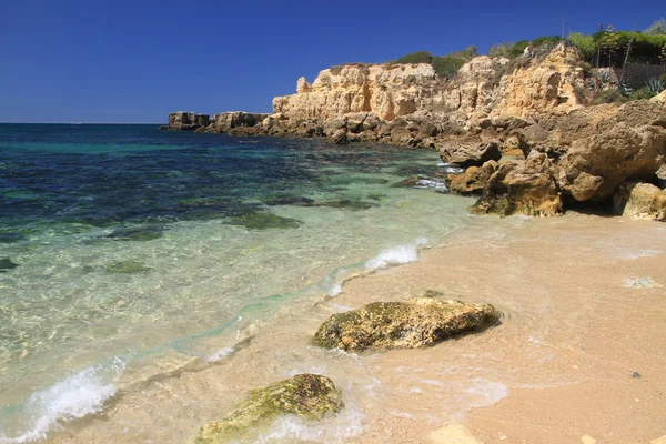 Castelo beach shore break — Stock Photo, Image