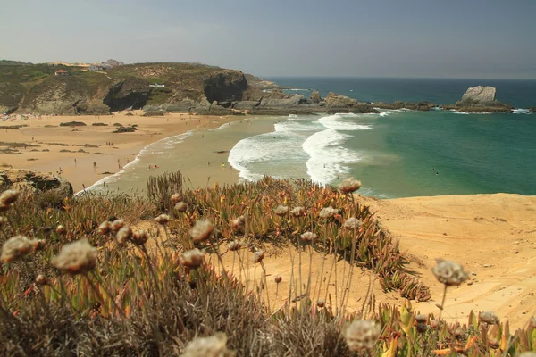 Praia da zambujeira do mar — Fotografia de Stock