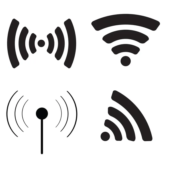 Juego de iconos Wifi . — Vector de stock