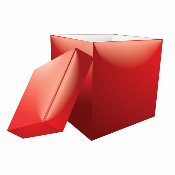 Box red — Wektor stockowy