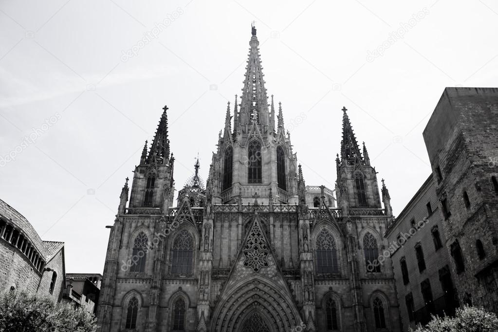 Barcelona Cathedral of Santa Eulalia in Barrio Gotico