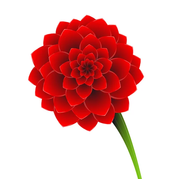 Flor vermelha —  Vetores de Stock