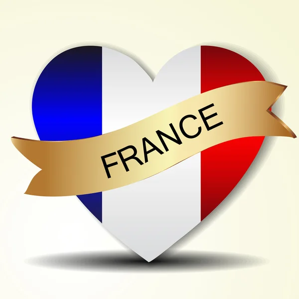 Flaga Francji — Wektor stockowy