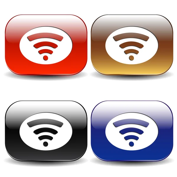 WiFi pictogrammen — Stockvector