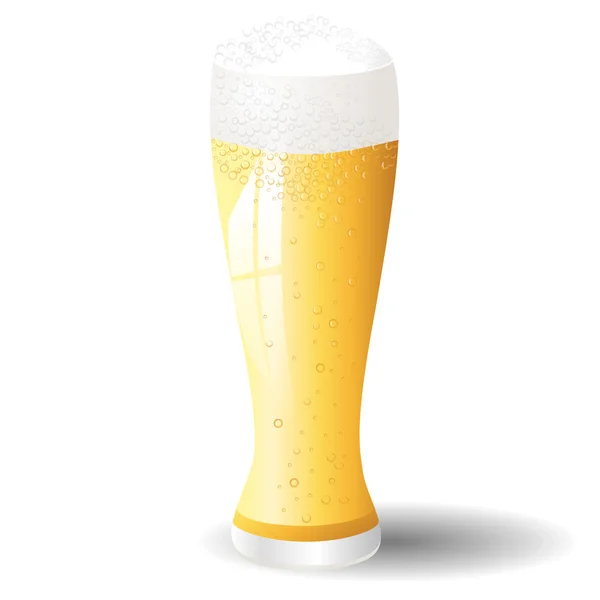 Beer Glass — Stock Vector