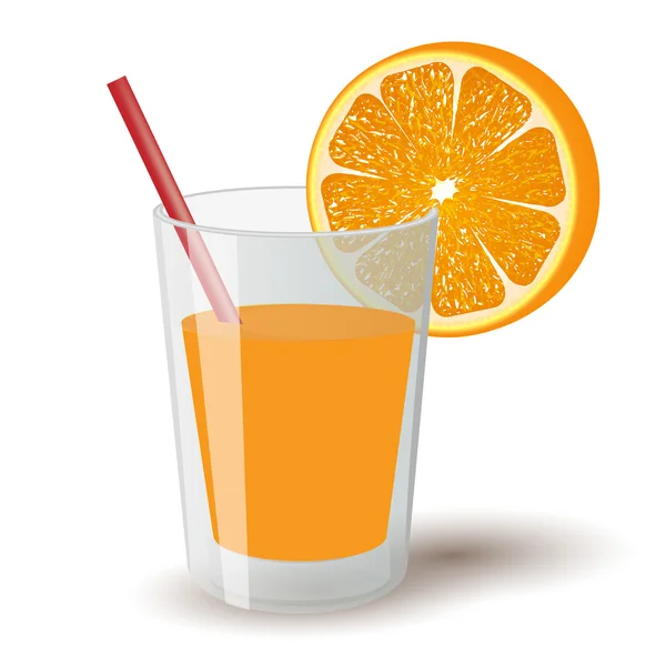 Jugo de naranja — Vector de stock