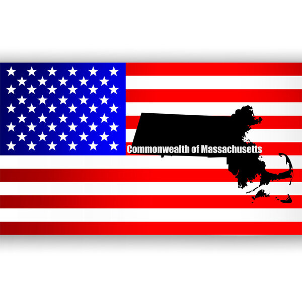 Map of the U.S. state of Massachusetts