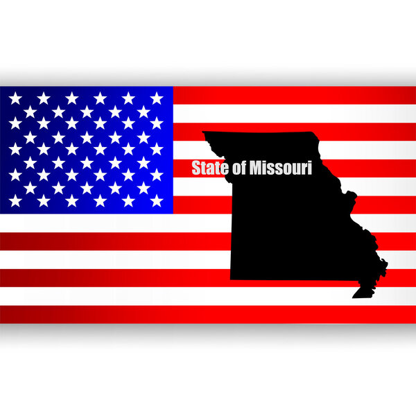 Map of the U.S. state of Missouri