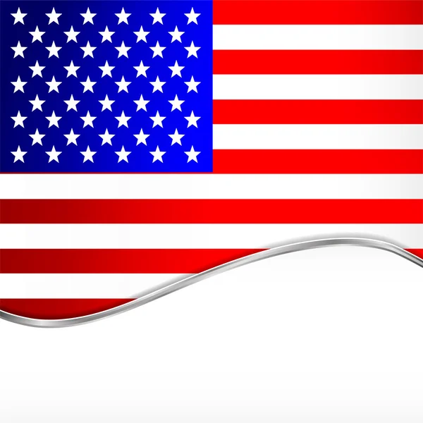 USA vlag — Stockvector