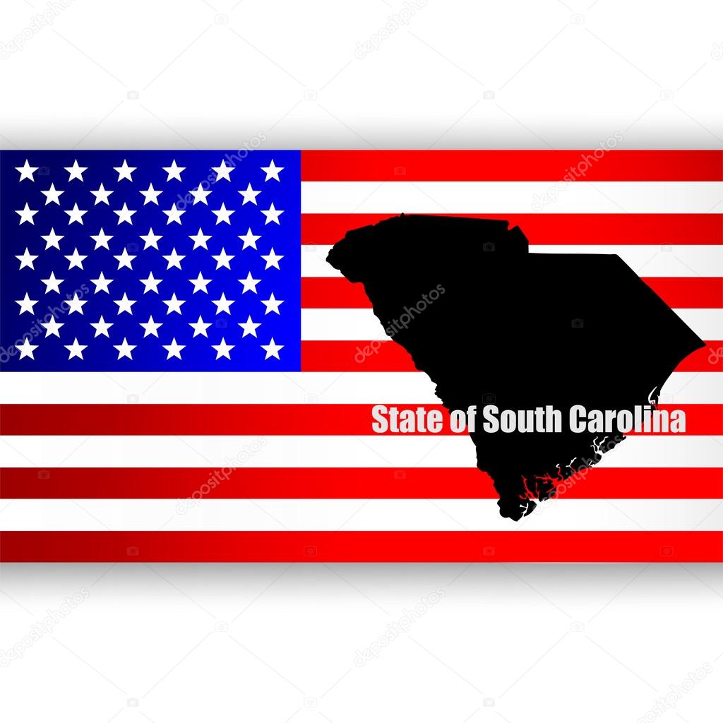 Map of the U.S. state of South Carolina