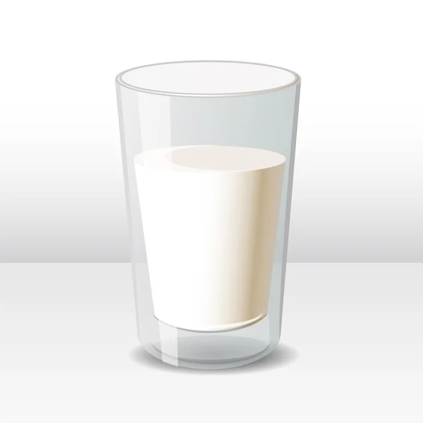 Vaso de leche — Archivo Imágenes Vectoriales