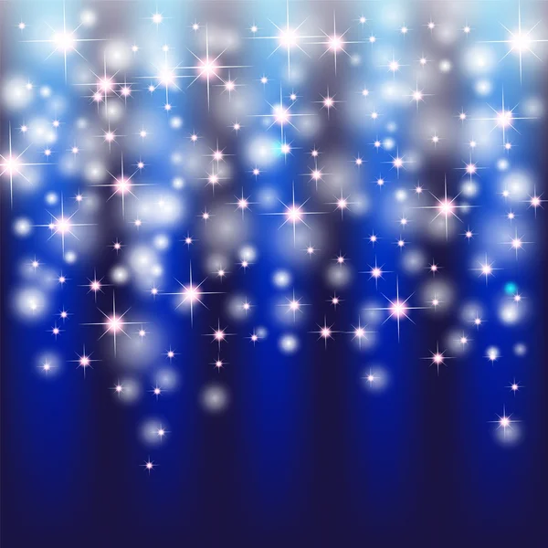 Blauwe achtergrond met sparkles — Stockvector