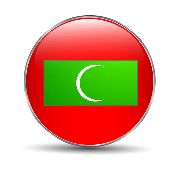 Maldives flag — Stock Vector