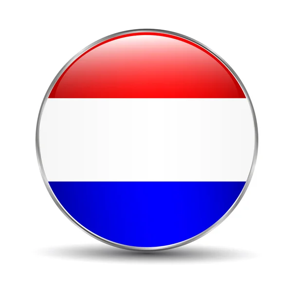 荷兰国旗图标 — 图库矢量图片