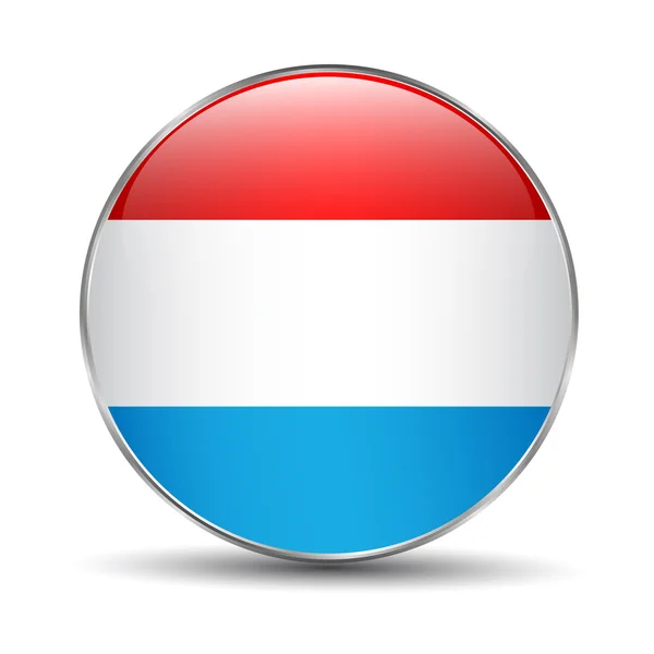 Luxembourg flag — Stock Vector