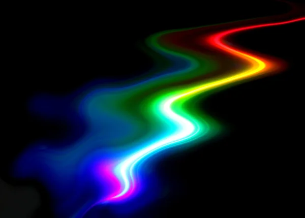 Кривой Лазер Райс — стоковое фото