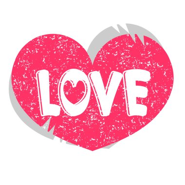 pembe kalp sevgi kartları tasarımı