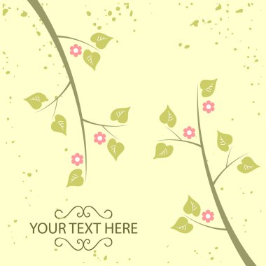 çiçek kartpostal tasarım