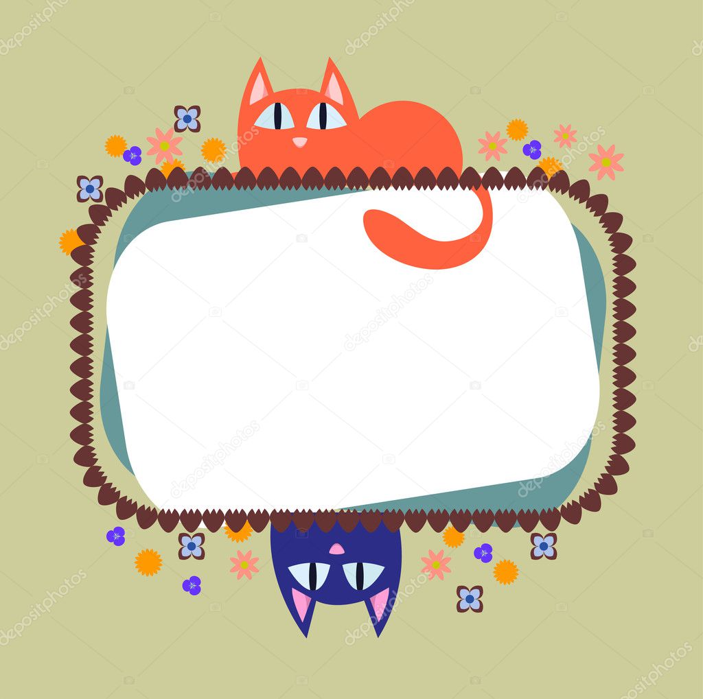 Kitty frame Stock Vector Image by ©littlepaw 12060177