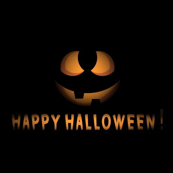 Carta spaventosa di Halloween — Vettoriale Stock