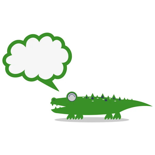 Cute crocodile — Stock Vector