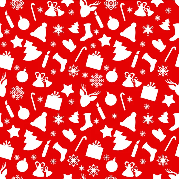 Christmas seamless pattern — Stock Vector