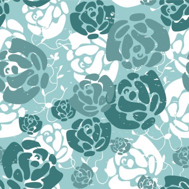 Güzel çiçeklerle kusursuz desen