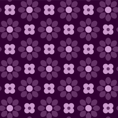 Sevimli çiçeklerle kusursuz desen