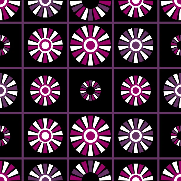 Patrón abstracto sin costura con círculos — Archivo Imágenes Vectoriales
