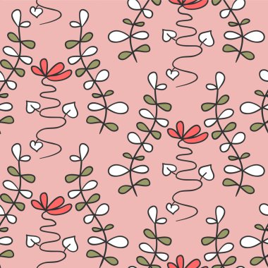 güzel çiçekler ile Seamless Modeli