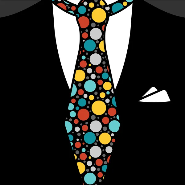 Безшовна текстура джентльменської краватки — стоковий вектор