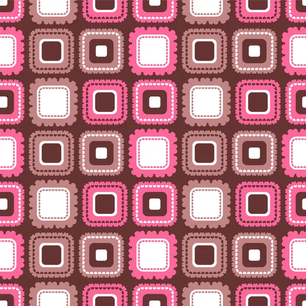 Söta abstrakta sömlösa mönster design — Stock vektor