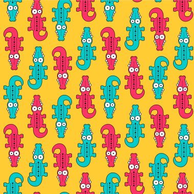 komik timsah ile Seamless Modeli