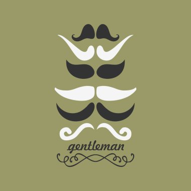 Beyefendinin kartı bıyıklı