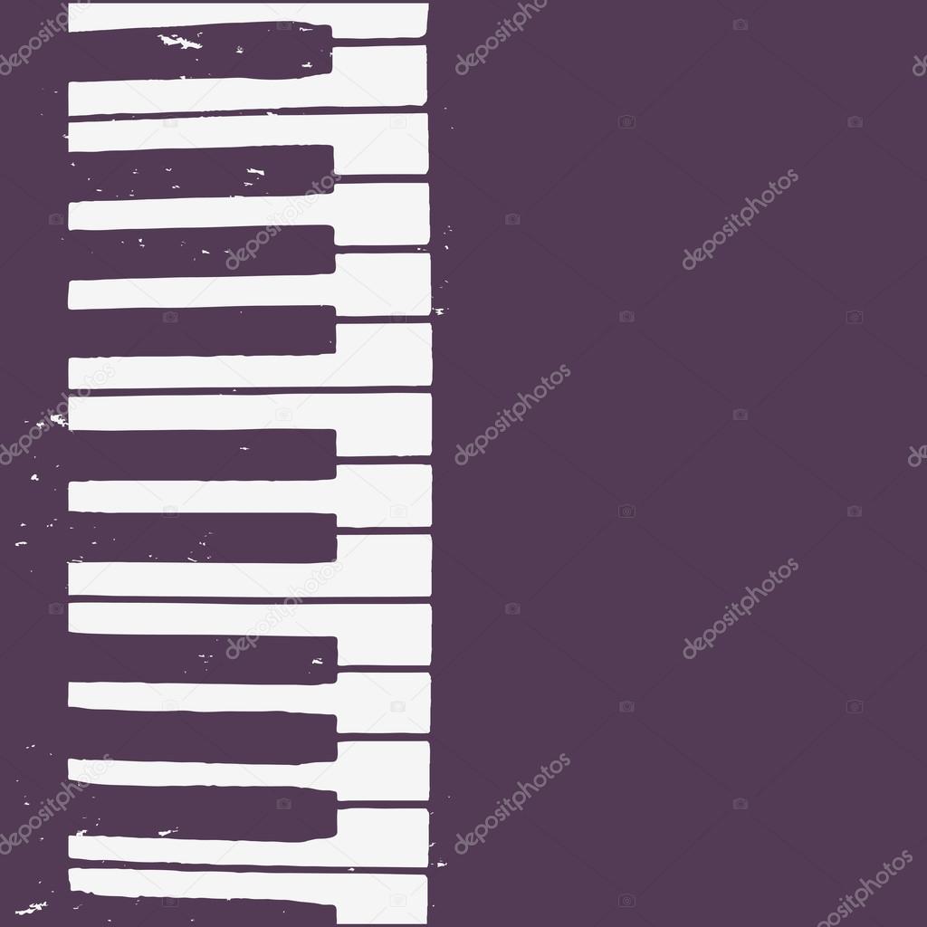 Music background design with piano