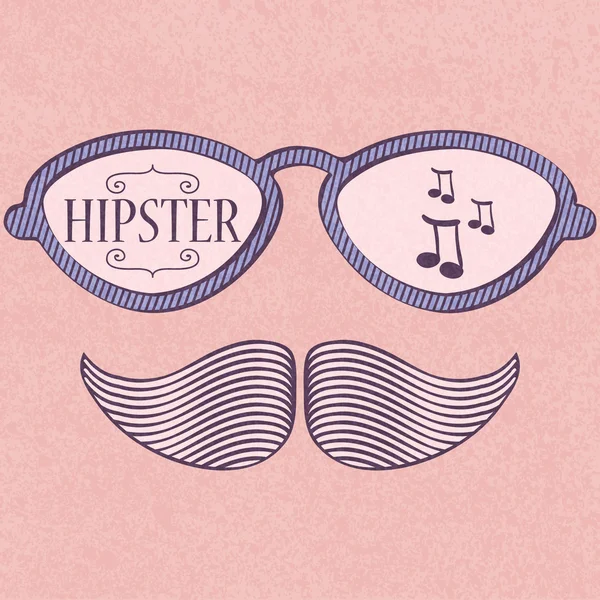 Diseño de estilo hipster tarjeta decorativa — Vector de stock