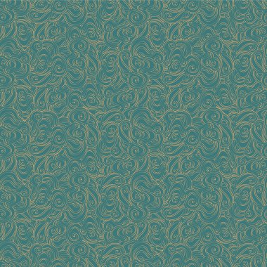 Retro süsleme Dikişsiz desen tasarım