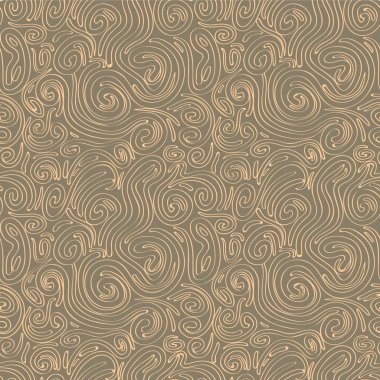 soyut swirls ile Seamless Modeli