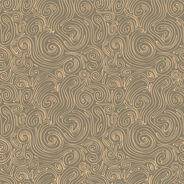 Бесшовный рисунок с абстрактными завихрениями
