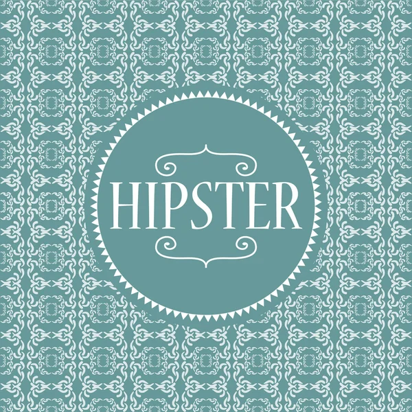 Hipster diseño de la tarjeta — Archivo Imágenes Vectoriales
