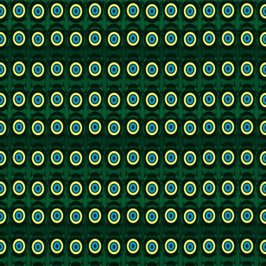 Tavus kuşu tüyleri dekoratif seamless modeli