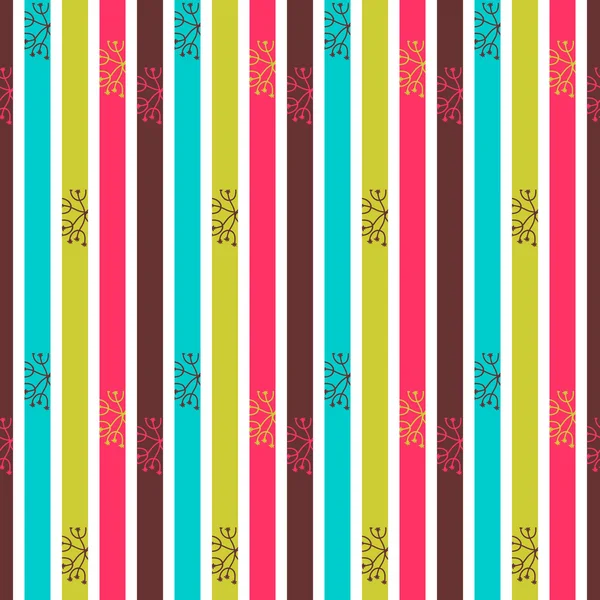 Abstracte naadloze patroon met kleurrijke strepen — Stockvector