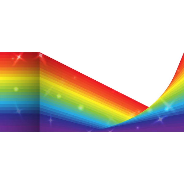 Hintergrund-Vorlage mit Regenbogen-abstrakten Formen — Stockvektor