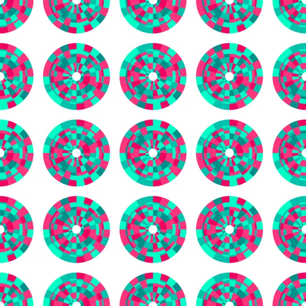 Απρόσκοπτη μοτίβο με κύκλους. — Διανυσματικό Αρχείο