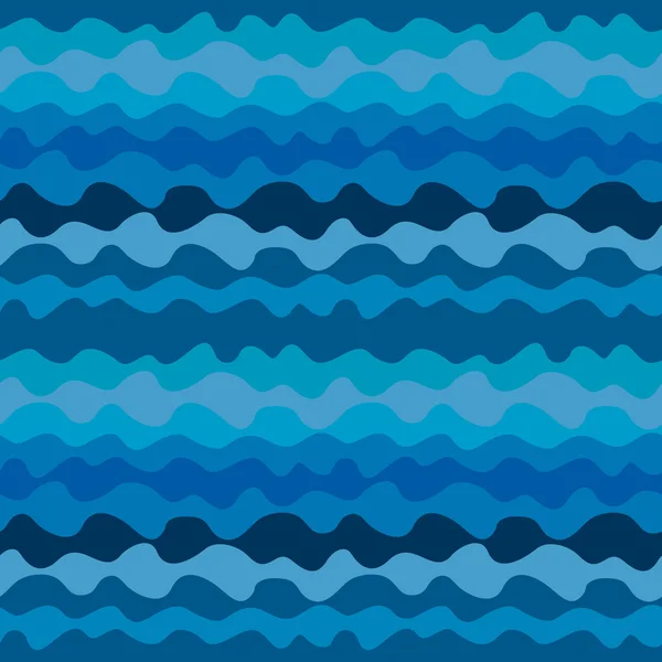 Pattern with waves — Stock Vector