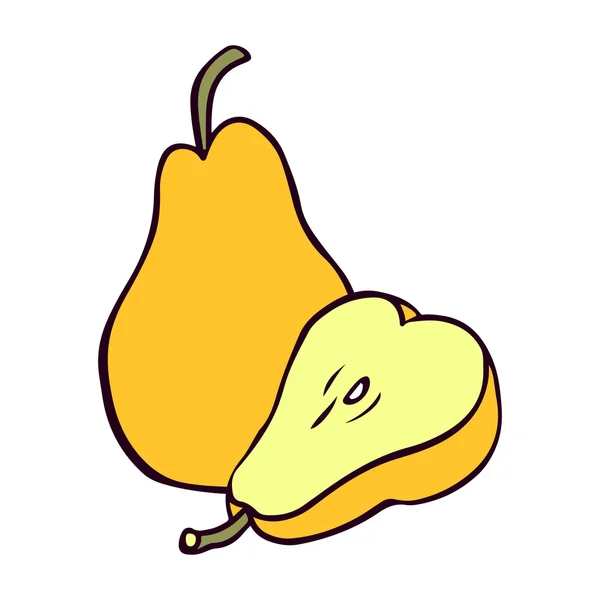 PEAR illustratie — Stockvector